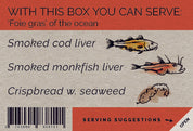 NORDIC TAPAS BOX 'Foie gras' of the ocean - FANGST