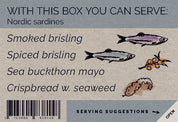 NORDIC TAPAS BOX Nordic sardines - FANGST