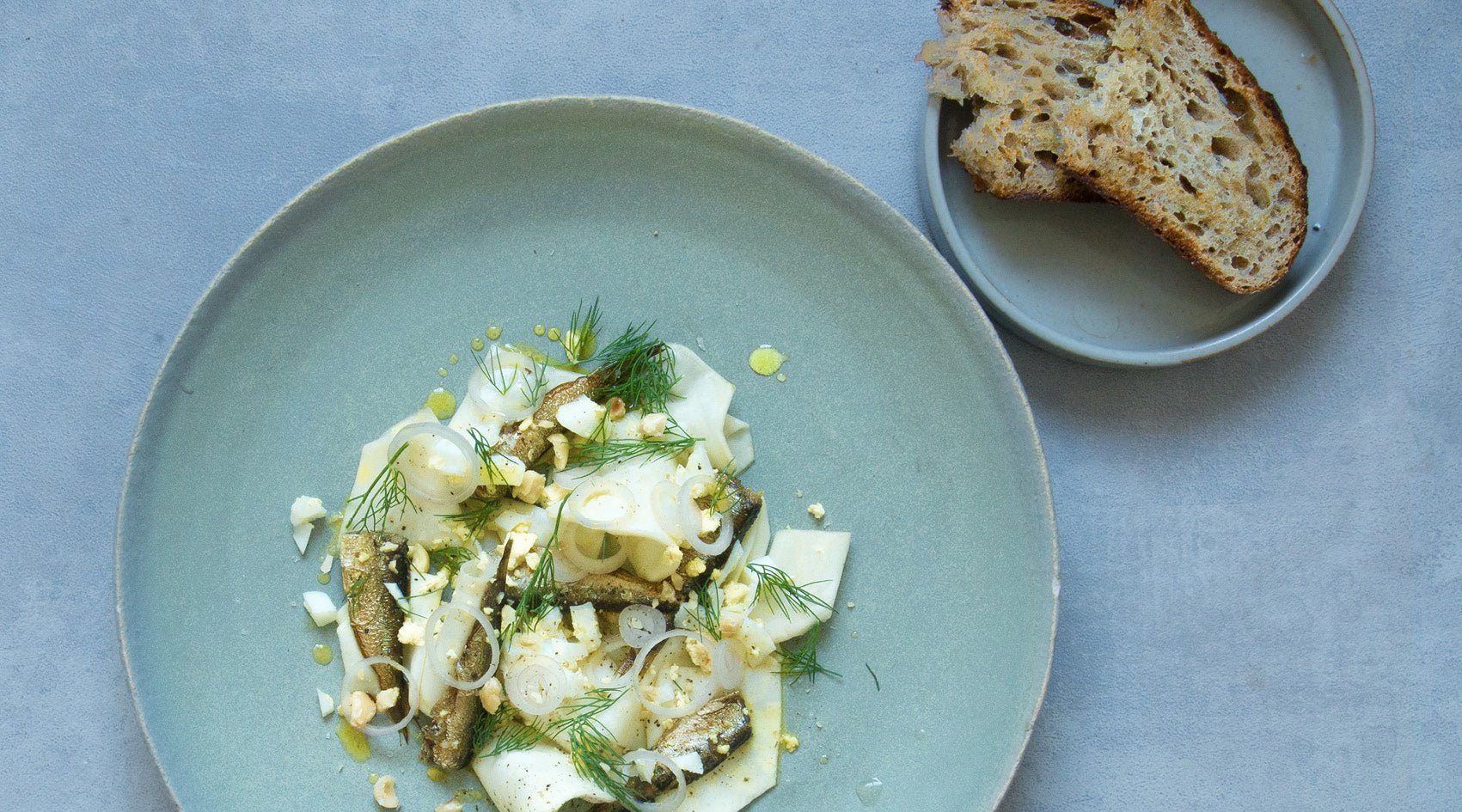 Nordic sardines and marinated celery - FANGST