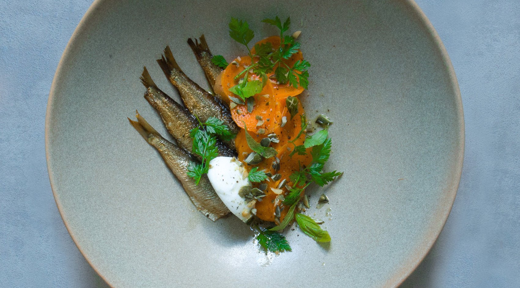 Nordic sardines with pumpkin and carrots - FANGST
