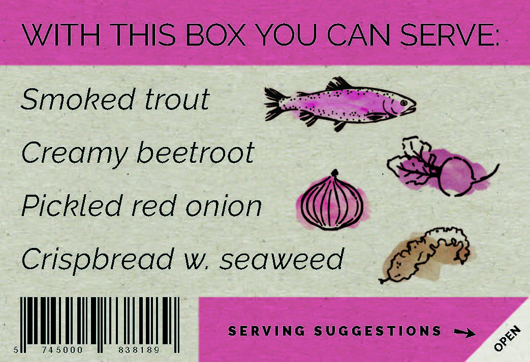 NORDIC TAPAS BOX Trout with beetroot & onions - FANGST